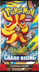 Pokemon TCG Mega Chaos Rising Booster Collectible Pack
