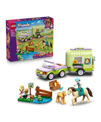 Lego Friends Horse & Baby Foal Trailer Animal Care Building Set for Kids