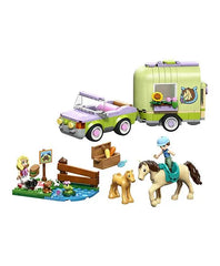 Lego Friends Horse & Baby Foal Trailer Animal Care Building Set for Kids