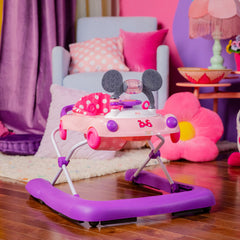 Bright Starts Minnie Mouse Go, Go Bows 3-In-1 Car Walker