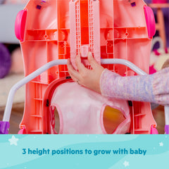 Bright Starts Minnie Mouse Go, Go Bows 3-In-1 Car Walker
