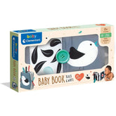 Clementoni Baby Black & White Soft Activity Book for Newborns 0+ Months