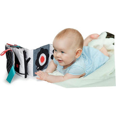 Clementoni Baby Black & White Soft Activity Book for Newborns 0+ Months
