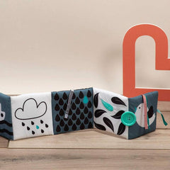 Clementoni Baby Black & White Soft Activity Book for Newborns 0+ Months