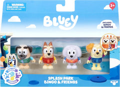 Bluey Color Change 4-Pack Bingo & Friends Figures Set