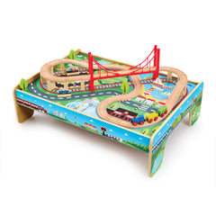 Early Learning Centre Wooden Train Table
