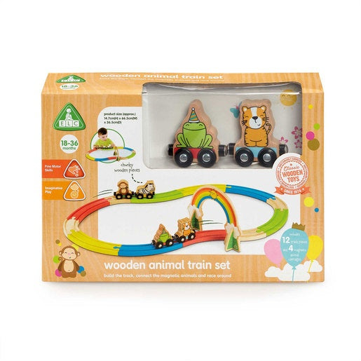 ELC Wooden Animal Train Set