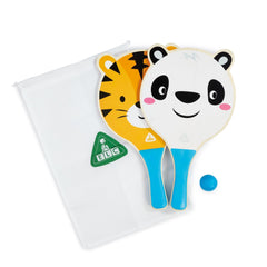 مضرب وكرة خشبية خارجية من ELC