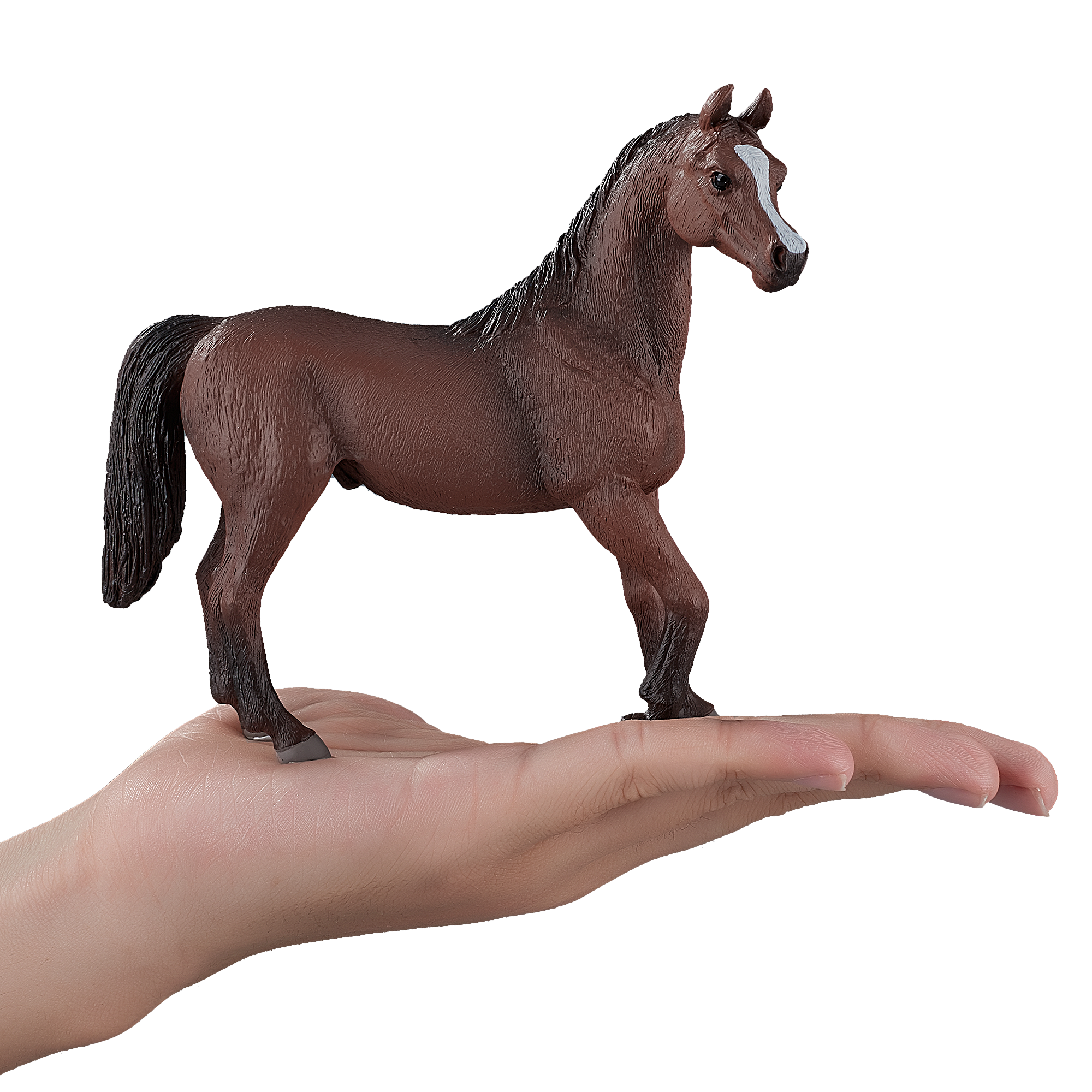 Toy School Plastic Animal Arabian Stallion Chestnut
