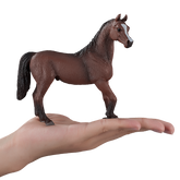 Toy School Plastic Animal Arabian Stallion Chestnut
