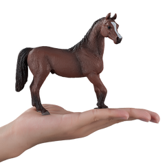 Toy School Plastic Animal Arabian Stallion Chestnut