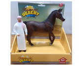 Toy School Desert Spirit Horse Chestnut Arabian With Arab Man