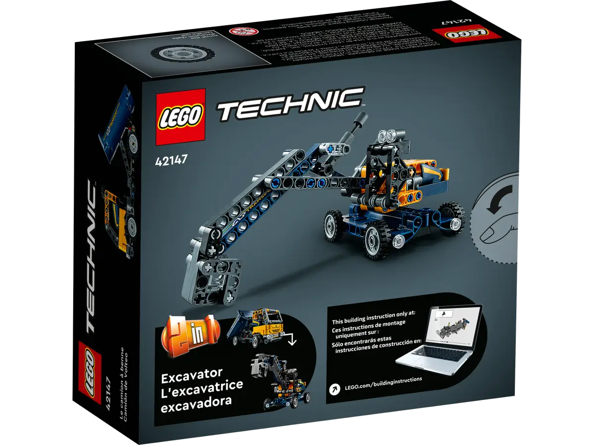 LEGO Technic Dump Truck Building Toy Set