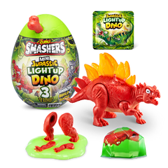 Smashers Jurassic-Series 1 Mini Light-Up Dino 3 Assorted
