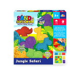 مغامرة الأدوات الرملية ADDO في الغابة مع رمل ملون 500 جرام