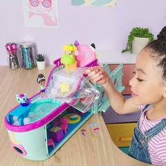 مجموعة لعب بيت الدمى Gabby's Dollhouse على شكل سفينة بحرية صديقة القطط