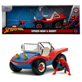 Jada Marvel Spider-Man Buggy 1:24 Die-Cast Vehicle Toy for Kids
