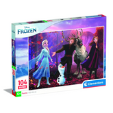 Clementoni Puzzle Disney Frozen Sing 104-pieces