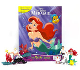 Disney The Little Mermaid Busy Books Storybook with Figurines and Playmat for Kids