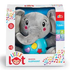 Little Lot Musical Elephant Battery Operated