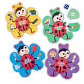 Addo Games Build A Ladybird Mini Card - Sold each separately