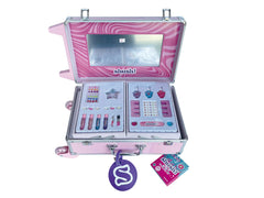 Shush Mega Makeup Travel Portable Trolley Beauty Playset with Accessories for Kids