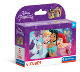 Clementoni 6Pcs Puzzle Cubes Disney Princess