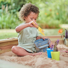 Plum Treasure Beach Wooden Sandpit-Natural