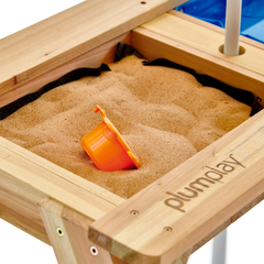Plum Surfside Wooden Sand & Water Picnic Table-Natural