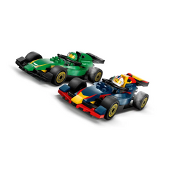 Lego F1 Truck with RB20 & AMR24 Cars 60445