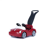 Side-By-Side Push Around Roadster Two-Seater Ride-On Push Car for Kids