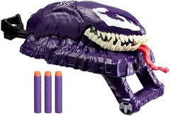 Marvel Spider-Man Venom Versus NERF Venom Strike Blaster