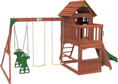 Kids Kiddoro Playful Peaks Swing Set - Backyard Outdoor Playground
