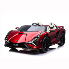 Rayfun Lamborghini Sian Licensed Kids Ride-On Car - Red