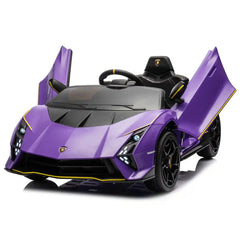 Rayfun Lamborghini License Kids Ride-On - Purple