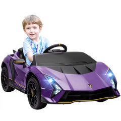 Rayfun Lamborghini License Kids Ride-On - Purple