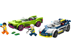 Lego Police and Muscle Car Chase