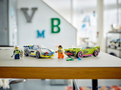 Lego Police and Muscle Car Chase