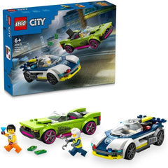 Lego Police and Muscle Car Chase