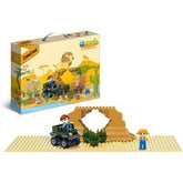 BanBao Qnimals African Savanna 146-Piece Building Set for Kids