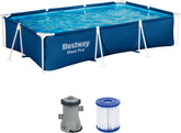Bestway Steel Pro Pool Set 3.00m x 2.01m x 66cm (9'10" x 6'7" x 26")
