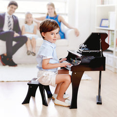 Hape Happy Grand Piano Black Playset for Kids
