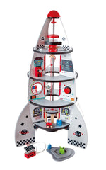 Hape Four-Stage Rocket Ship Wooden STEM Learning and Roleplay