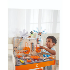 Hape Deluxe Scientific Workbench STEM Learning and Experiment Playset for Kids