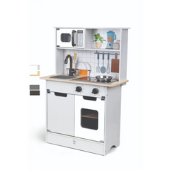 Hape Modern Kitchen with Light & Sound for Kids Cooking Playset