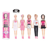 Power Joy Leila Collectible Fashion Doll Tube Assorted - Sold per piece