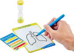 Pictionary Board Game by Mattel Games - Family Party Game with Erasable Boards & Timer