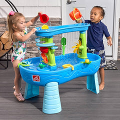 Step2 Double Showers Splash Water Table - Kids Outdoor Summer Water Play Toy