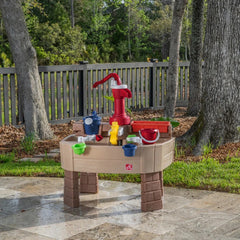 Step2 Pump & Splash Discovery Water Table - Kids Outdoor Water Play Toy for Toddlers and Children