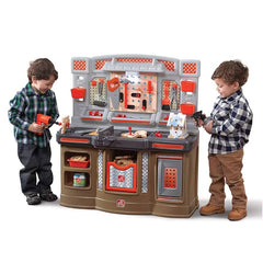 Step2 Big Builders Pro Workshop - Kids Tool Bench & Playset (Kraft Carton)